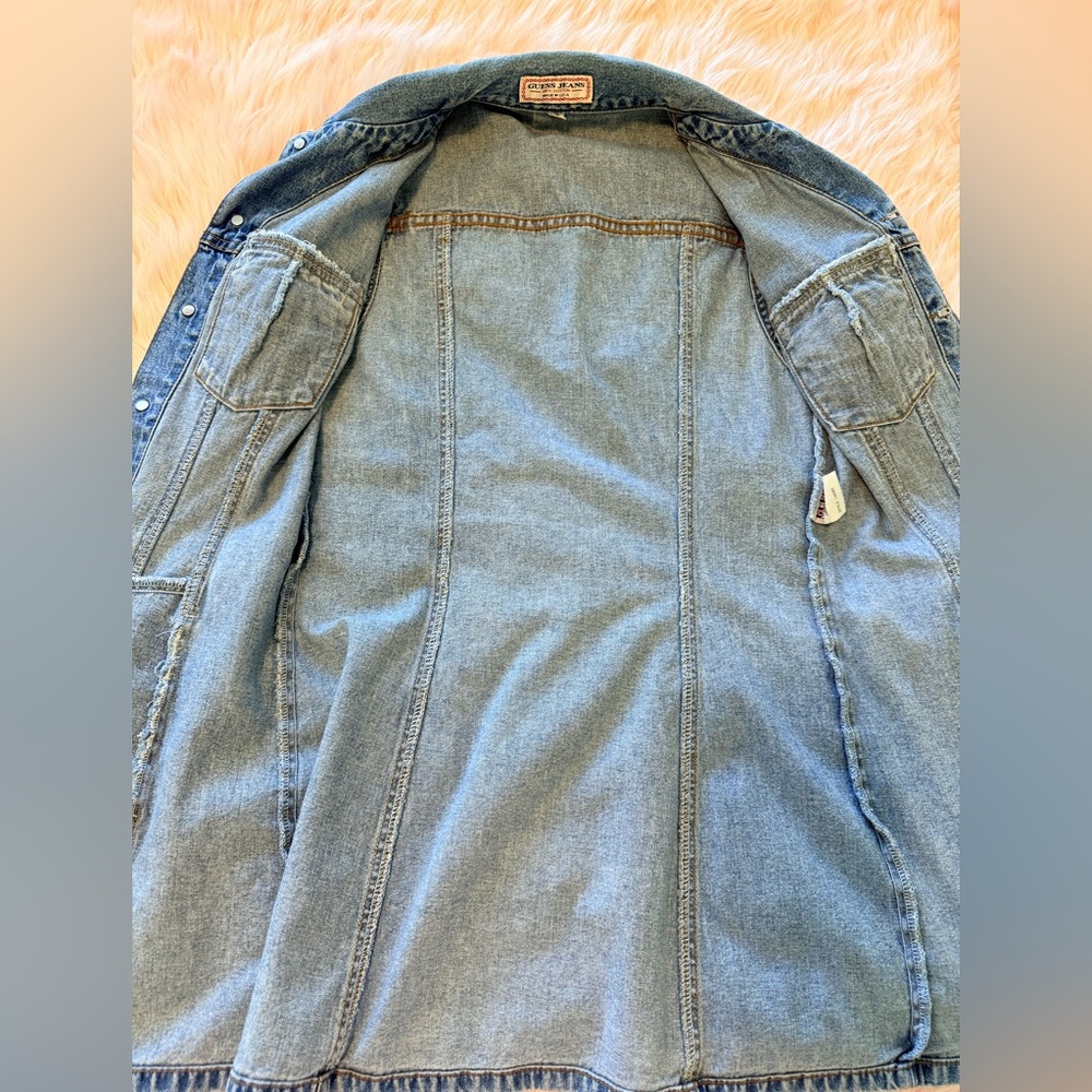 Guess Blue Denim Sleeveless Dress - Picture 8 of 10